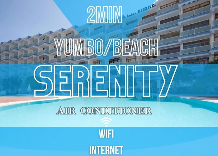 Serenity Yumbo - Europa Appartment 2Min Yumbo - 5Min From Beach - Wifi Free - Air Conditioner - Private Services - Free Welcome Book - Cohote Conserjeria Gran Canaria
