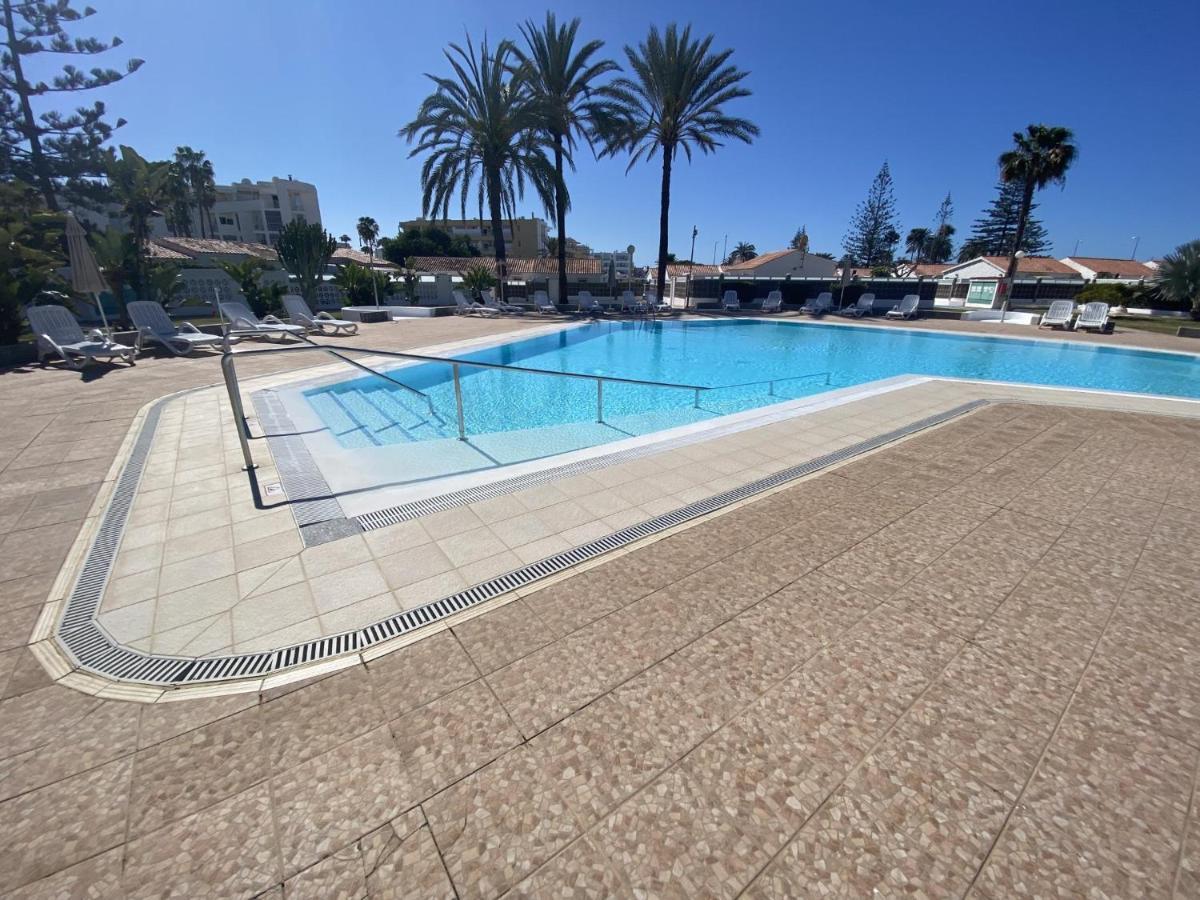 Los Arcos Bungalow Garden Barbecue Pool Vakantiehuis Playa del Inglés