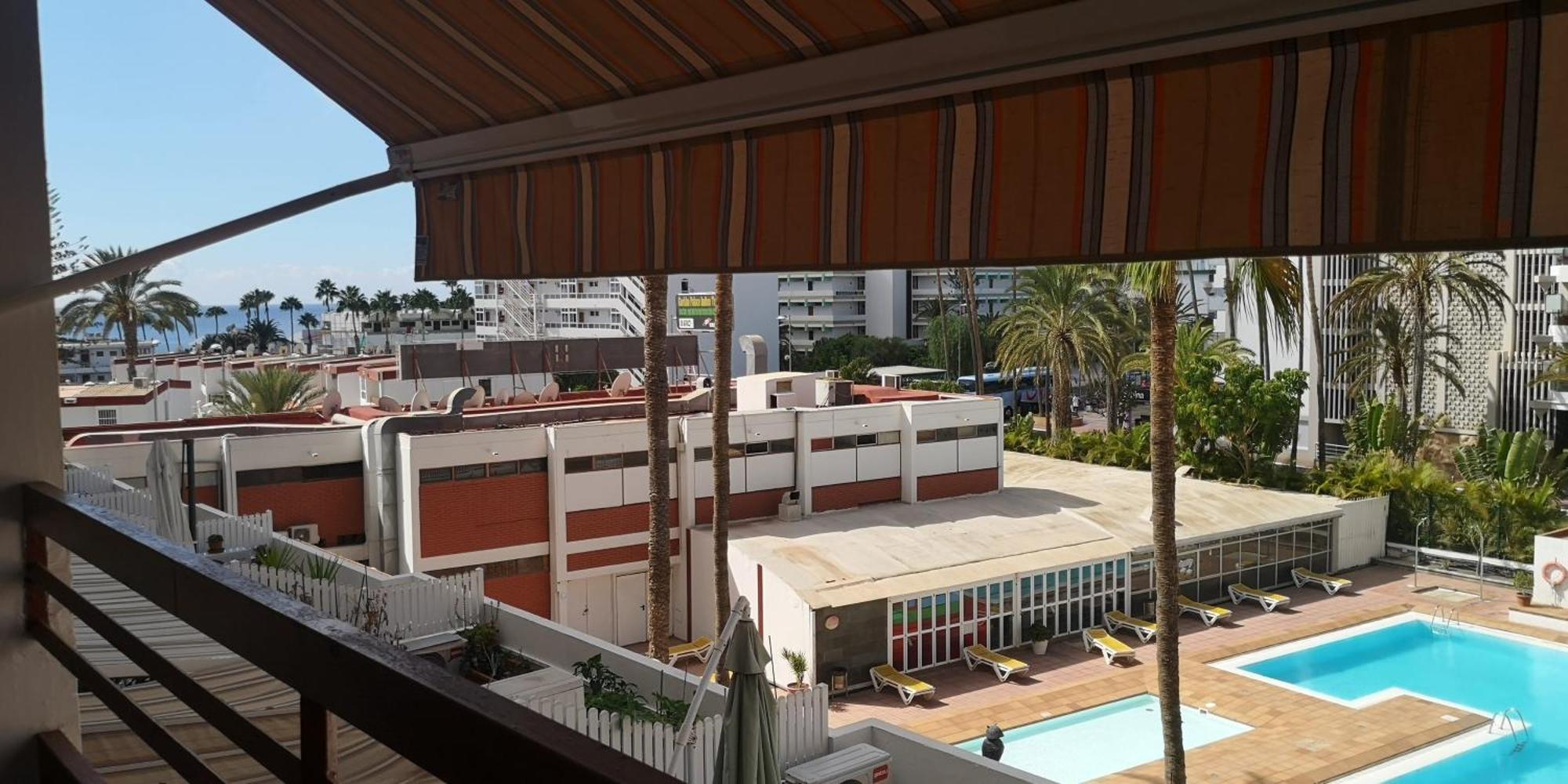 Top-apartment, 4 Og, Seitlicher Meerblick, Mit 1 Schlafzimmer Im Herzen Von , Gran Canaria Playa del Ingles (Gran Canaria)