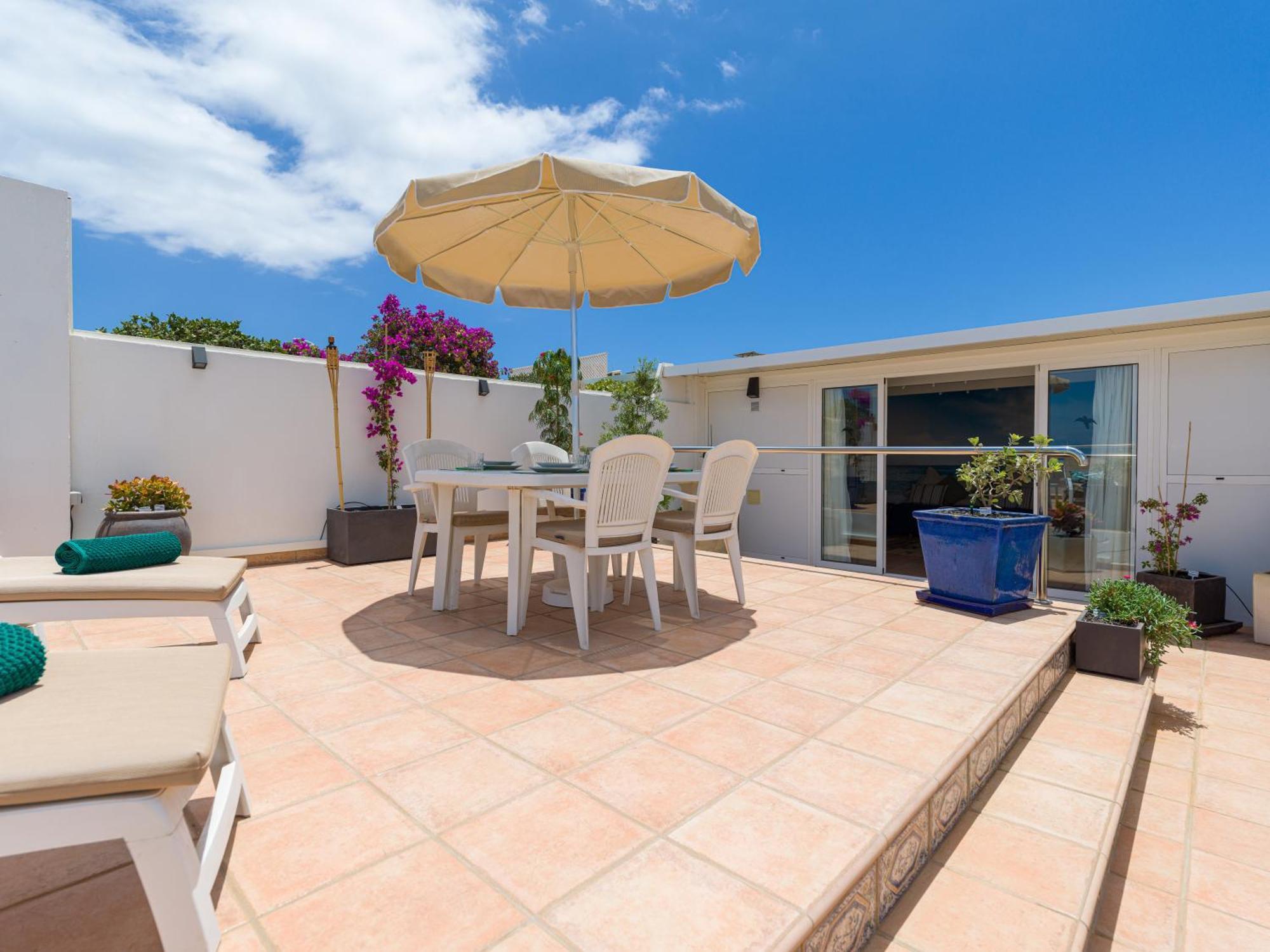 Casa Lex I Ocean & Sunrise Panorama I Steps From Dunes And I Private 50 Sqm Terrace I Pool Apartment Maspalomas (Gran Canaria)