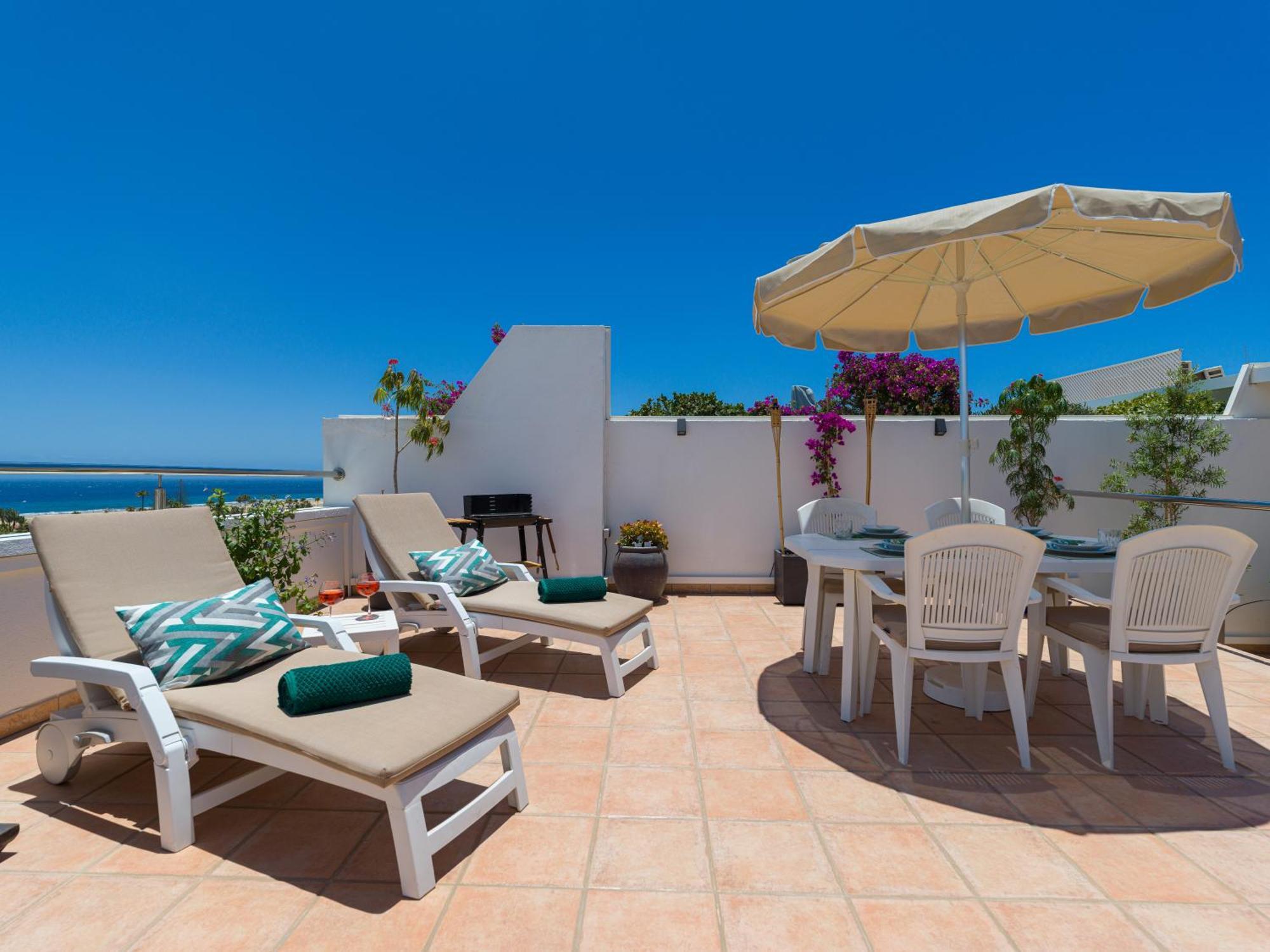 Casa Lex I Ocean & Sunrise Panorama I Steps From Dunes And I Private 50 Sqm Terrace I Pool * Maspalomas (Gran Canaria)
